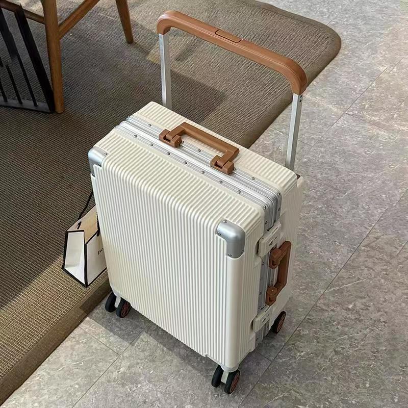 Aluminum Frame Carry On Luggage - New Wide Trolley Case Luggage Large