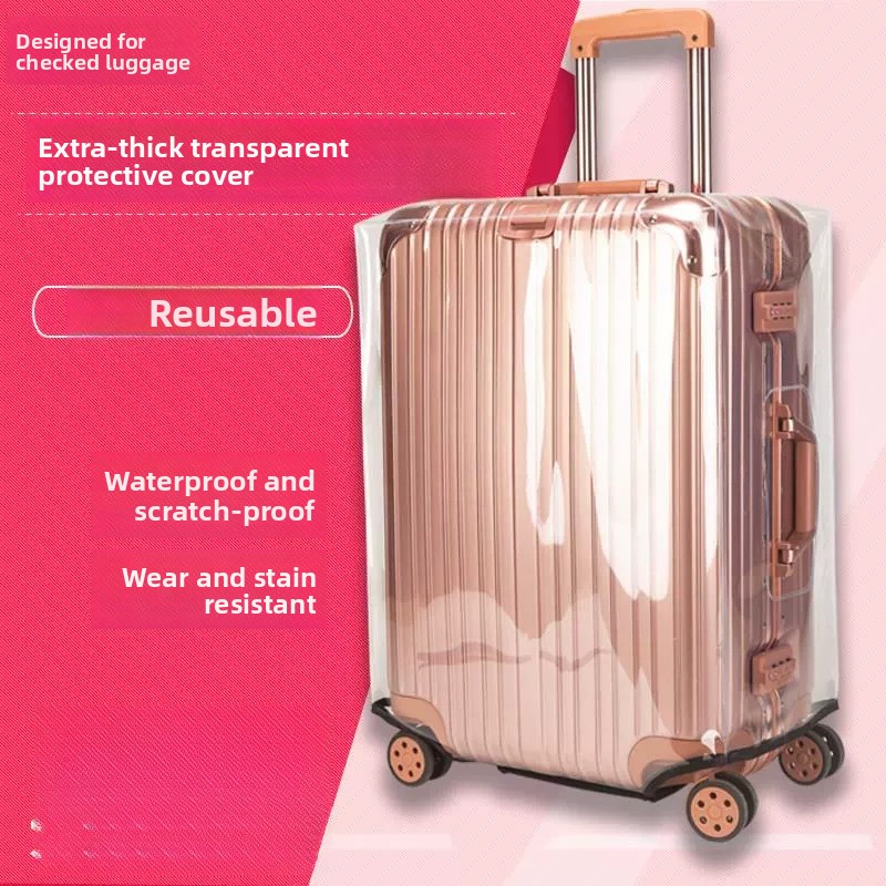 Luggage Protective Cover Transparent - Thickened Protective Cover for Luggage Transparent