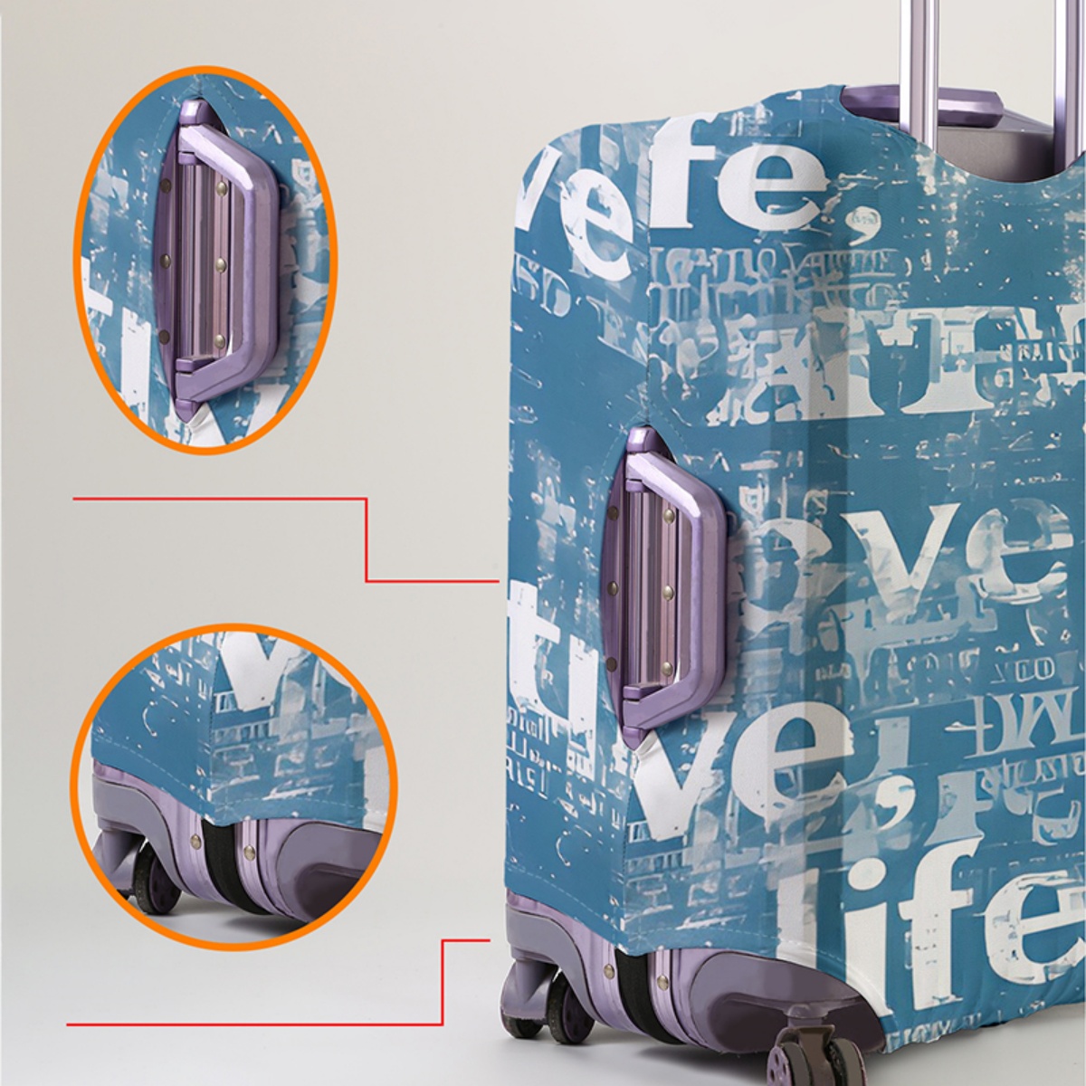 Luggage Cover Protector Elasti - Waterproof Suitcase Cover Protector recension och pris