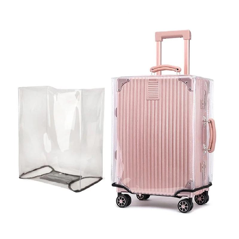 1Pc Clear PVC Suitcase Protect - Luggage Protective Cover Transparent recension och pris