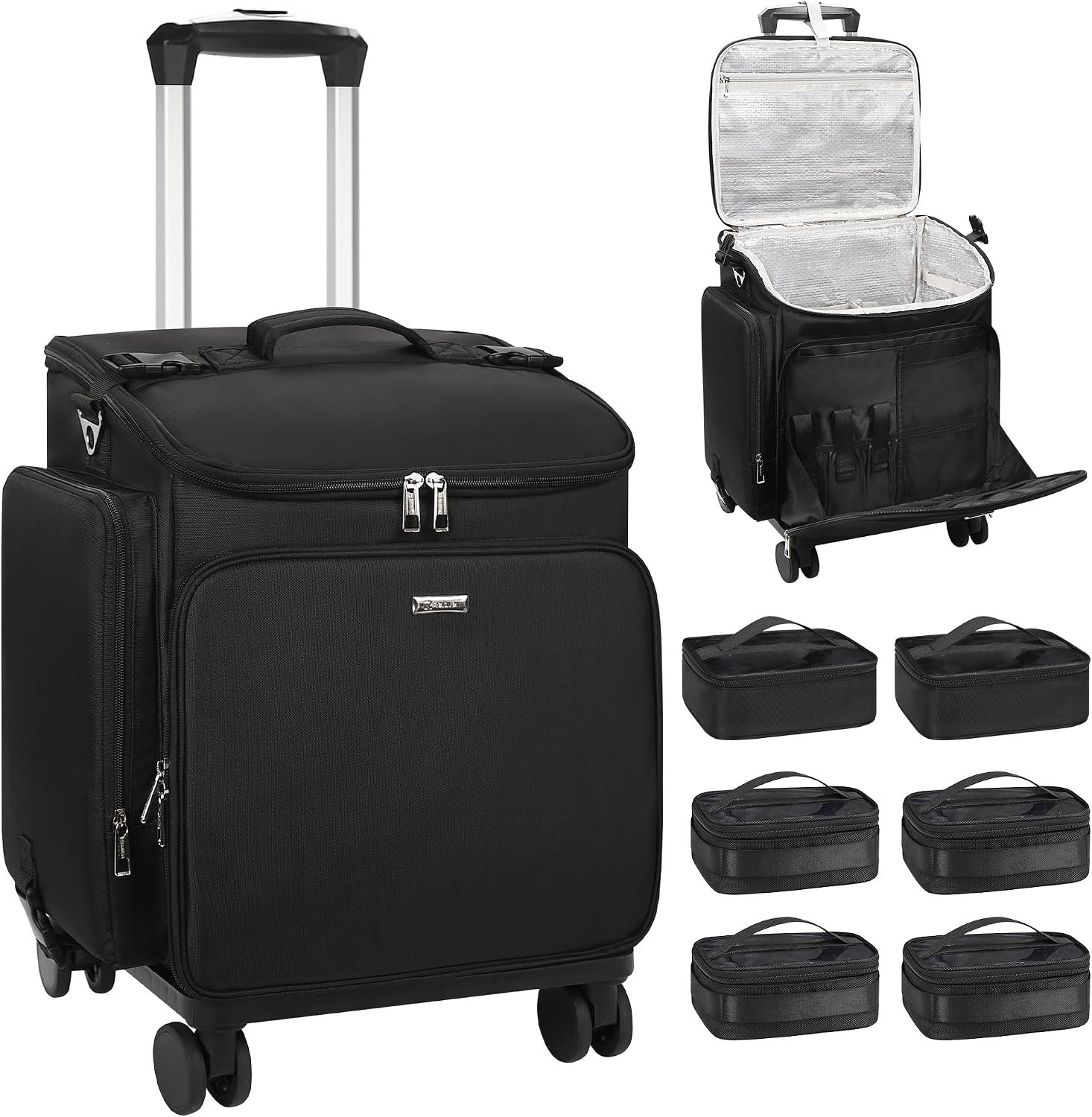 Rolling Makeup Case Hair Tools - Travel Bags recension och pris