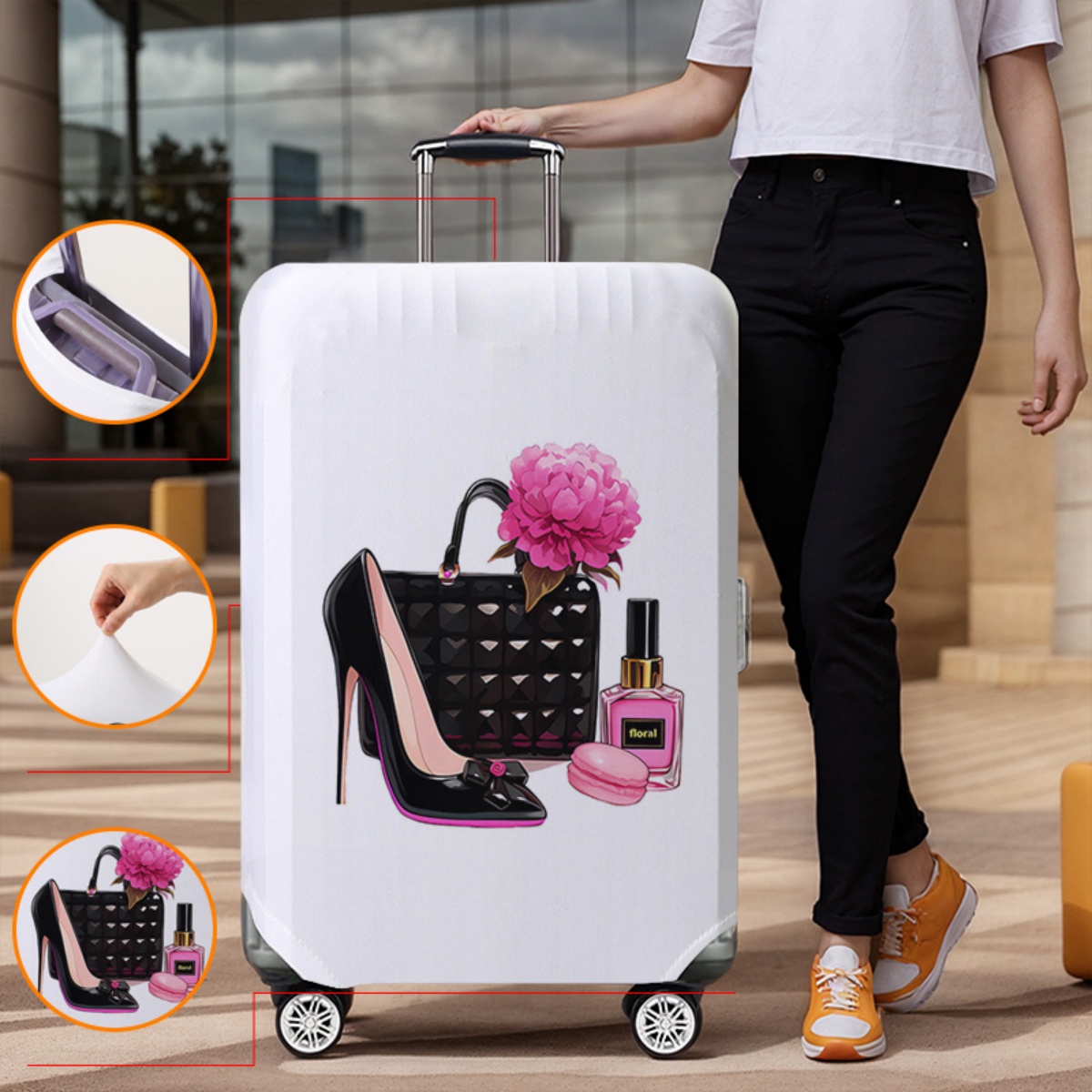 Luggage Cover Protector Elasti - Waterproof Suitcase Cover Protector recension och pris