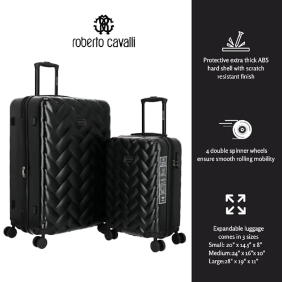 Travel luggage set: polycarbon - Expandable Hard Shell Luggage Set recension och pris