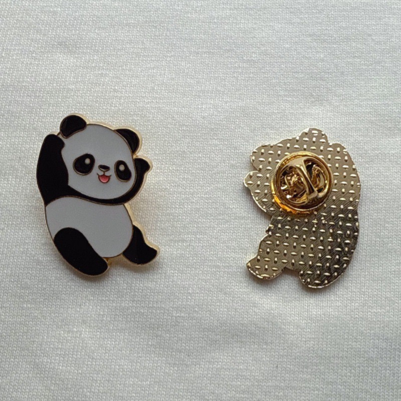 6pcs Cartoon China Panda Badge - Backpacks recension och pris