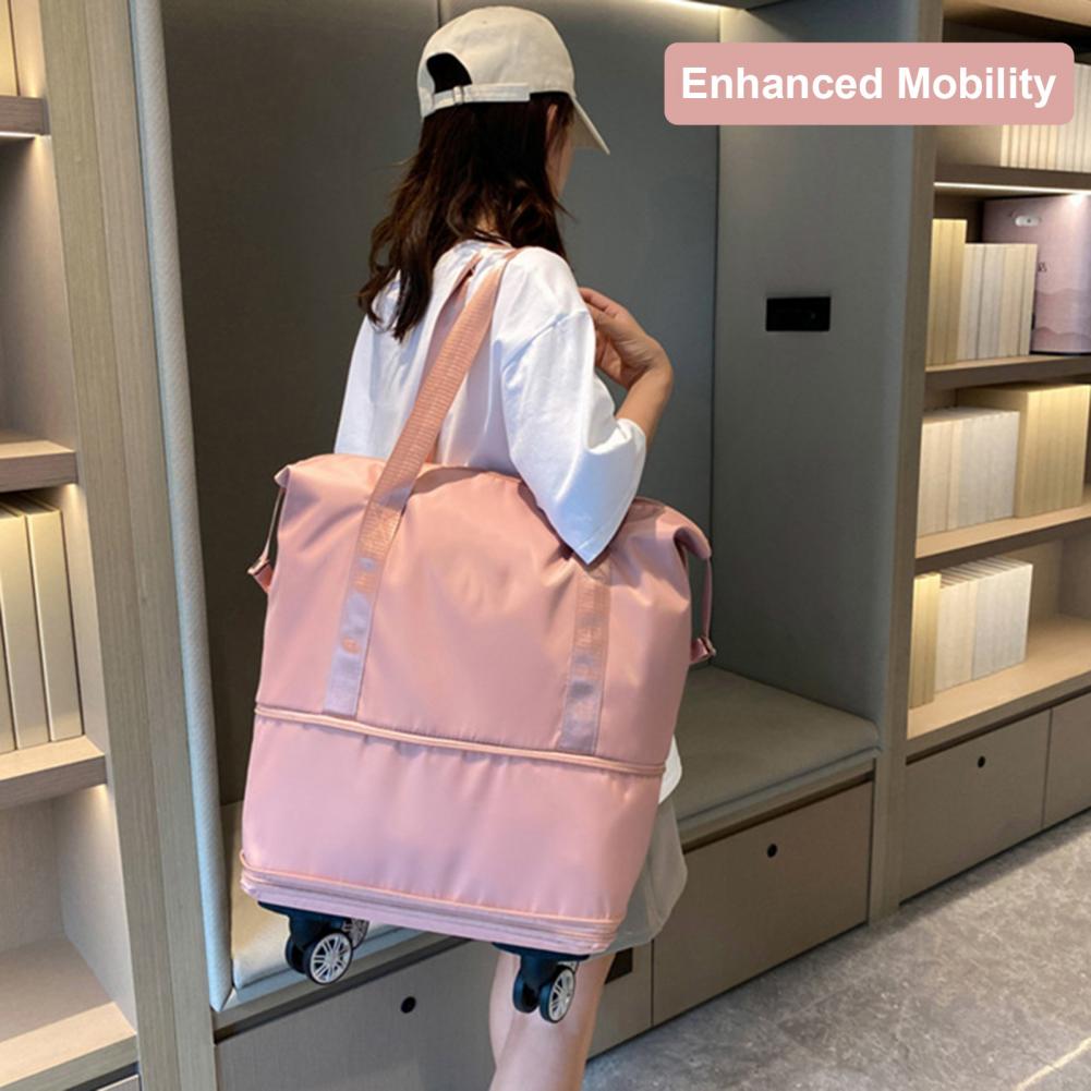Expandable Travel Bag Expandab - Foldable Rolling Luggage Bag recension och pris