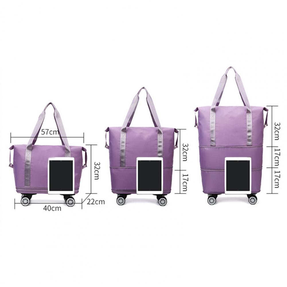 Expandable Travel Bag Expandab - Foldable Rolling Luggage Bag recension och pris