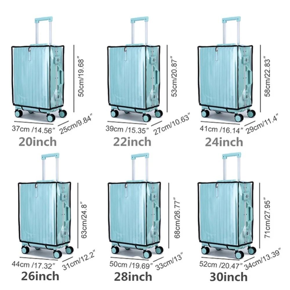 New Travel Luggage Protector C - Luggage Protective Cover Transparent recension och pris