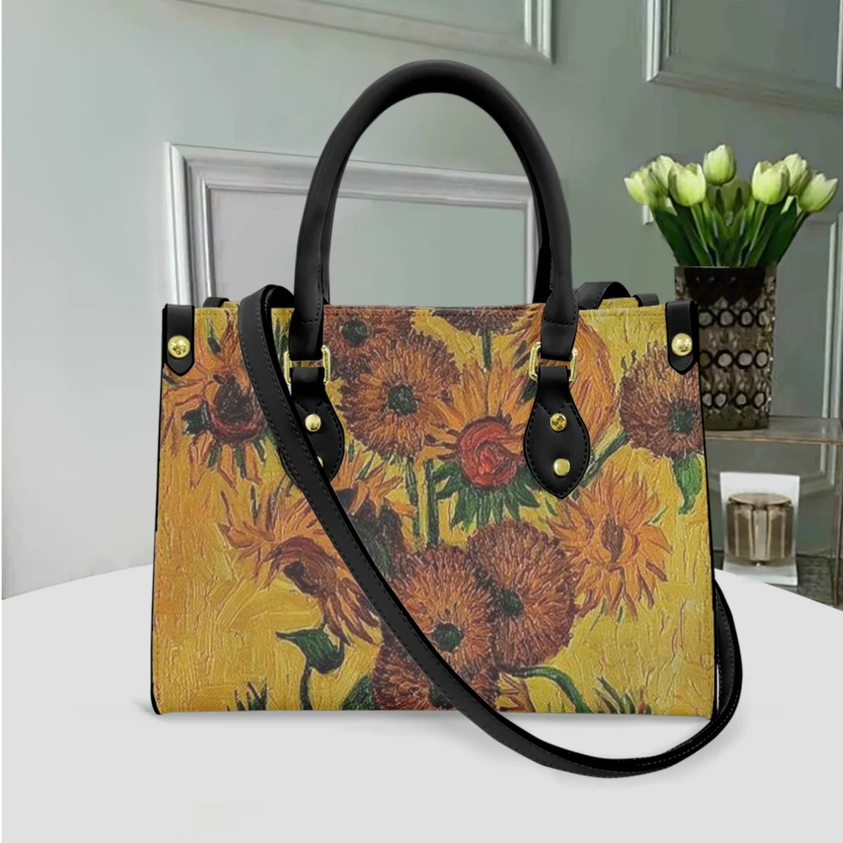 Van Gogh Oil Painting Sunflowe - Handbags recension och pris