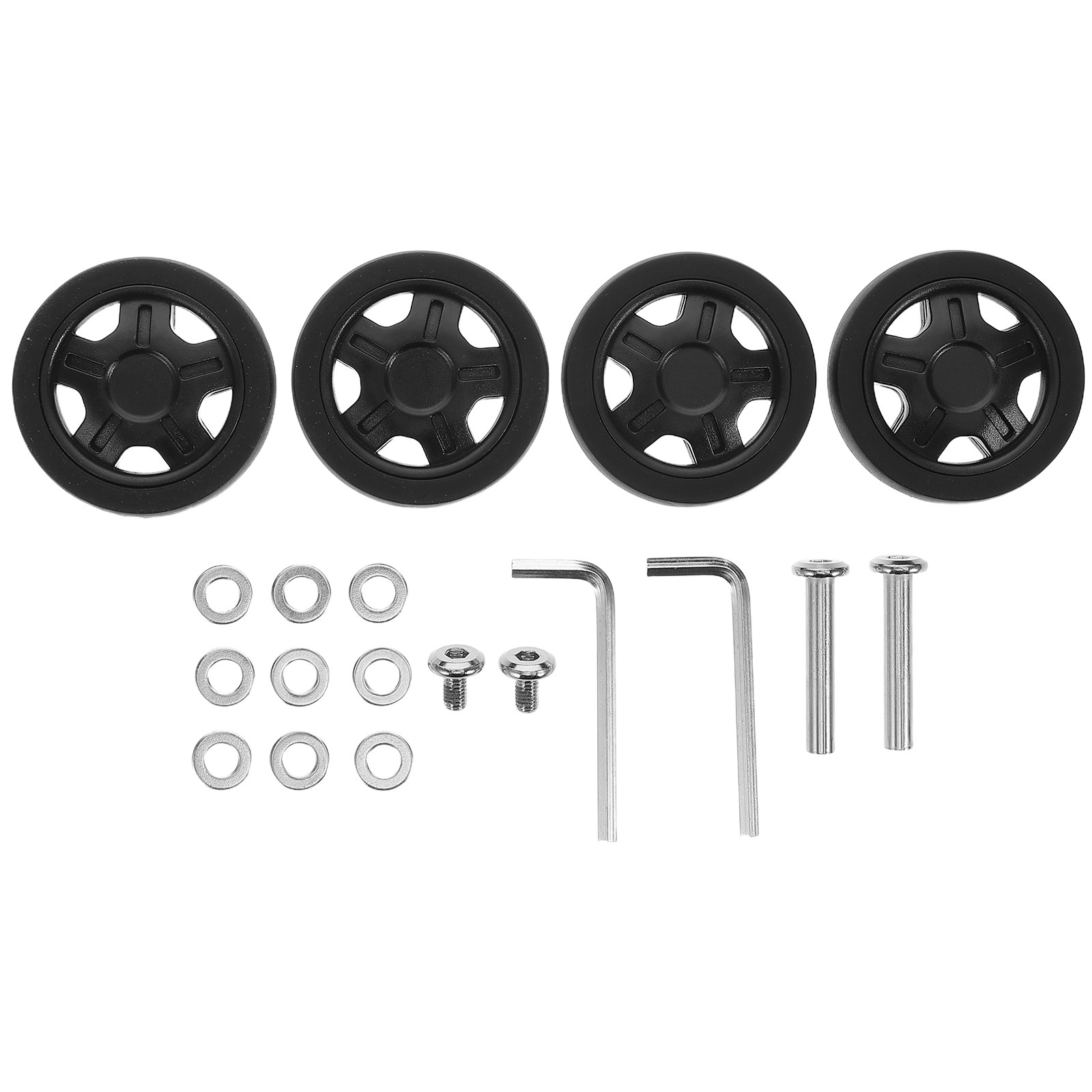 4Pcs Luggage Universal Wheel R - Silent Replacement Luggage Wheels recension och pris