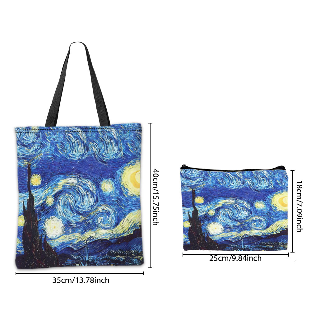 Van Gogh Series Tote Bag Cosme - Cosmetic Bags recension och pris