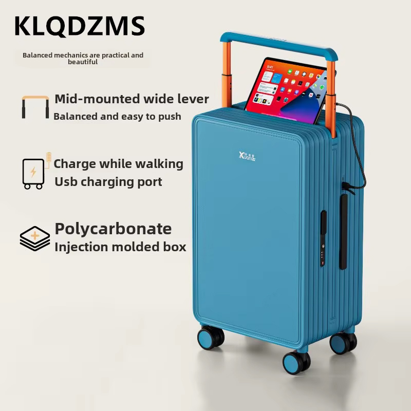 KLQDZMS Luggage ABS+PC Boardin - Spinner Wheel Rolling Suitcase 20 Inch recension och pris