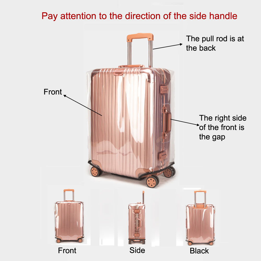 Transparent PVC Luggage Cover  - Luggage Protective Cover Transparent recension och pris