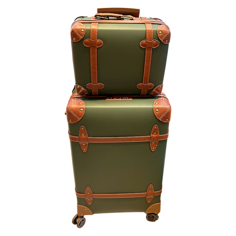 Vintage PU Leather Suitcase fo - Retro Vintage Trunk Suitcase recension och pris