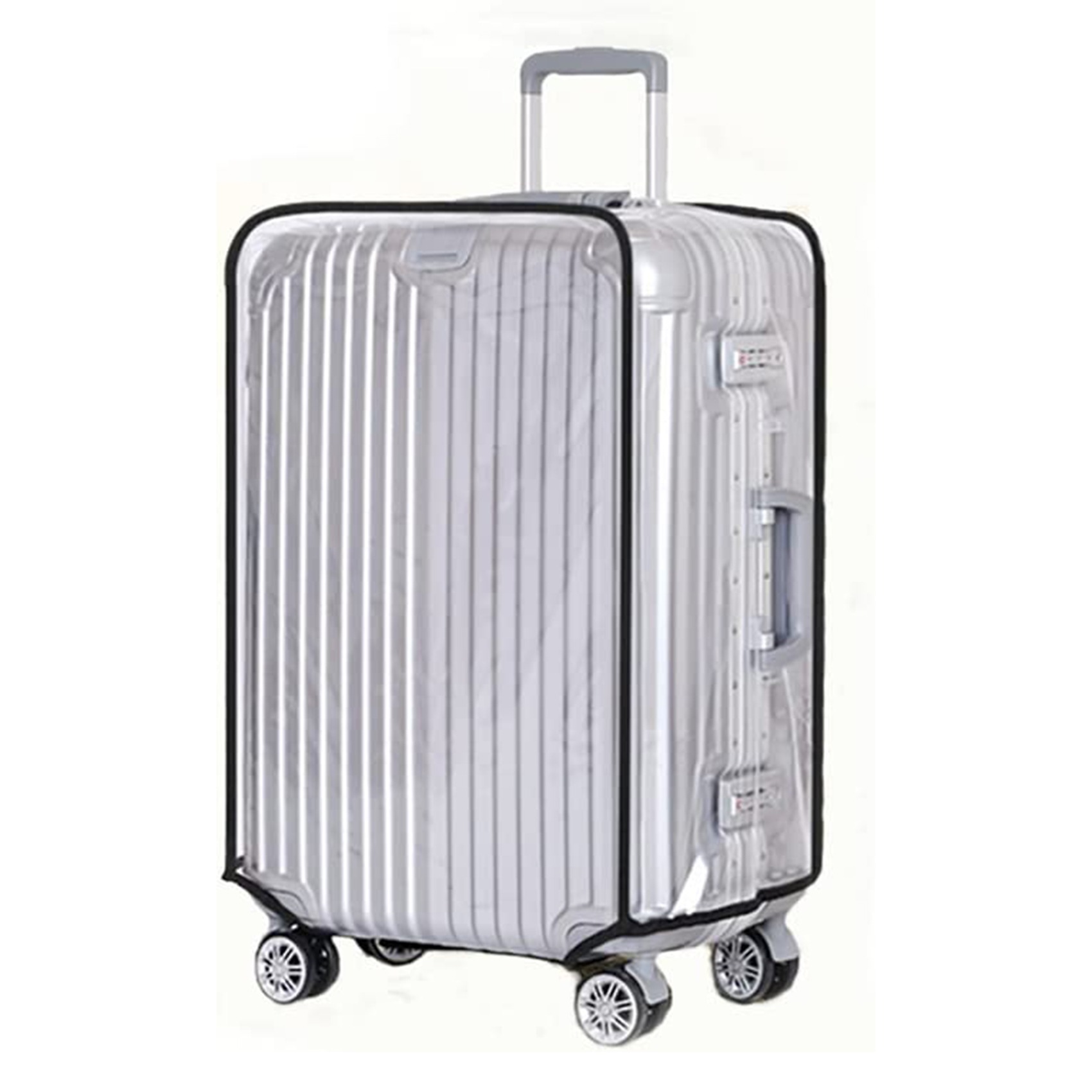 New Full Transparent Luggage P - Waterproof Suitcase Cover Protector recension och pris