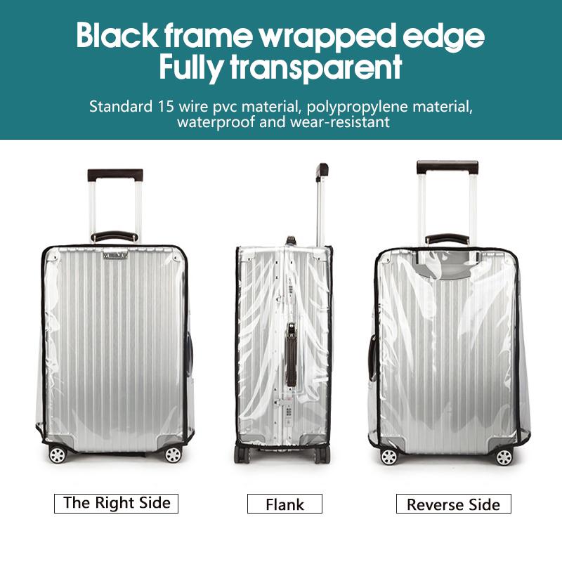 2027 Travel Transparent Luggag - Luggage Protective Cover Transparent recension och pris