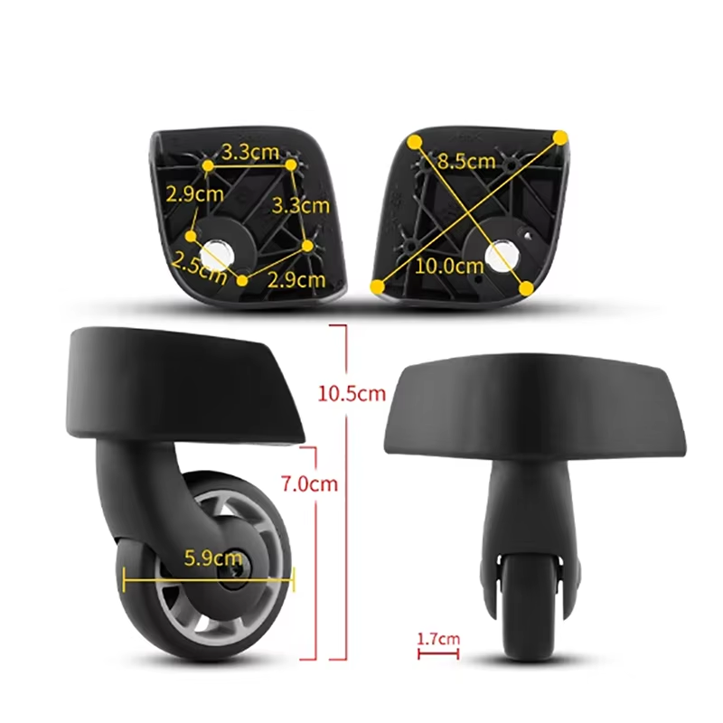 For Samsonite JY103 JY105 JY10 - Silent Replacement Luggage Wheels recension och pris