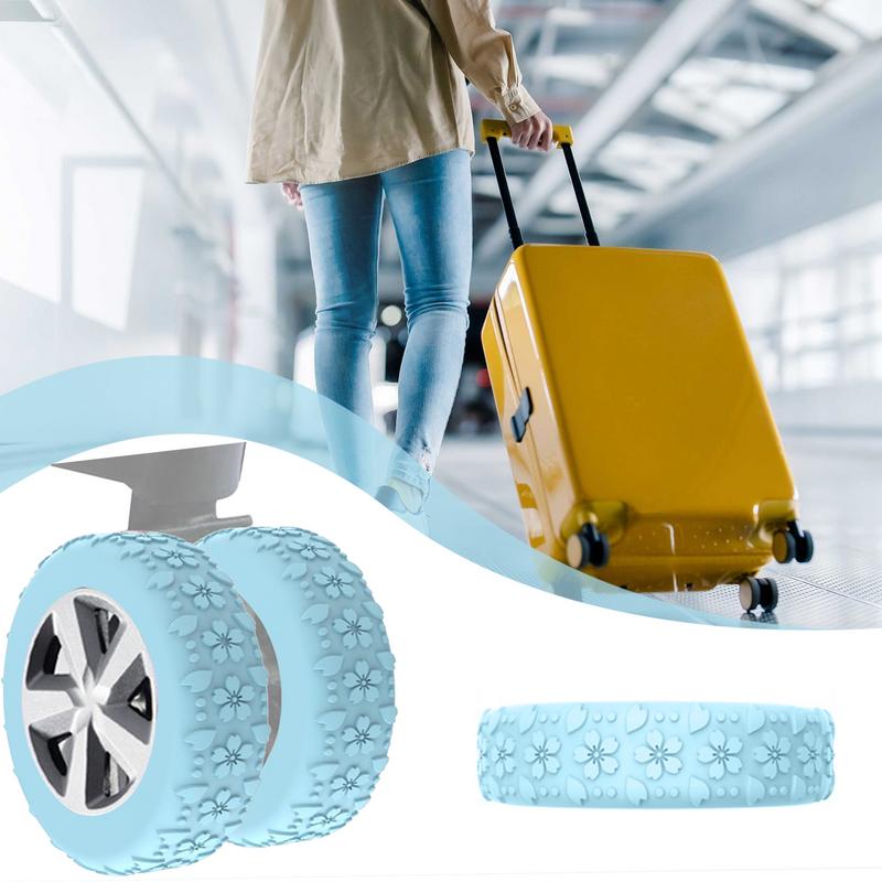 Luggage Wheel Covers 8X Silico - Waterproof Suitcase Cover Protector recension och pris