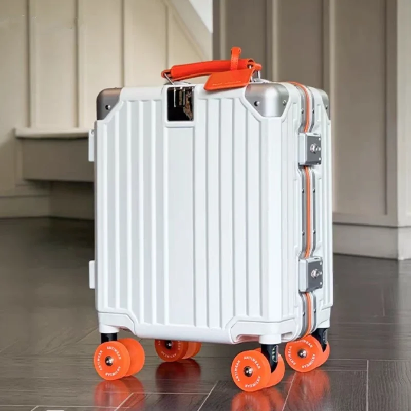 14‘’ Rolling Luggage Lightweig - Aluminum Frame Carry On Luggage recension och pris