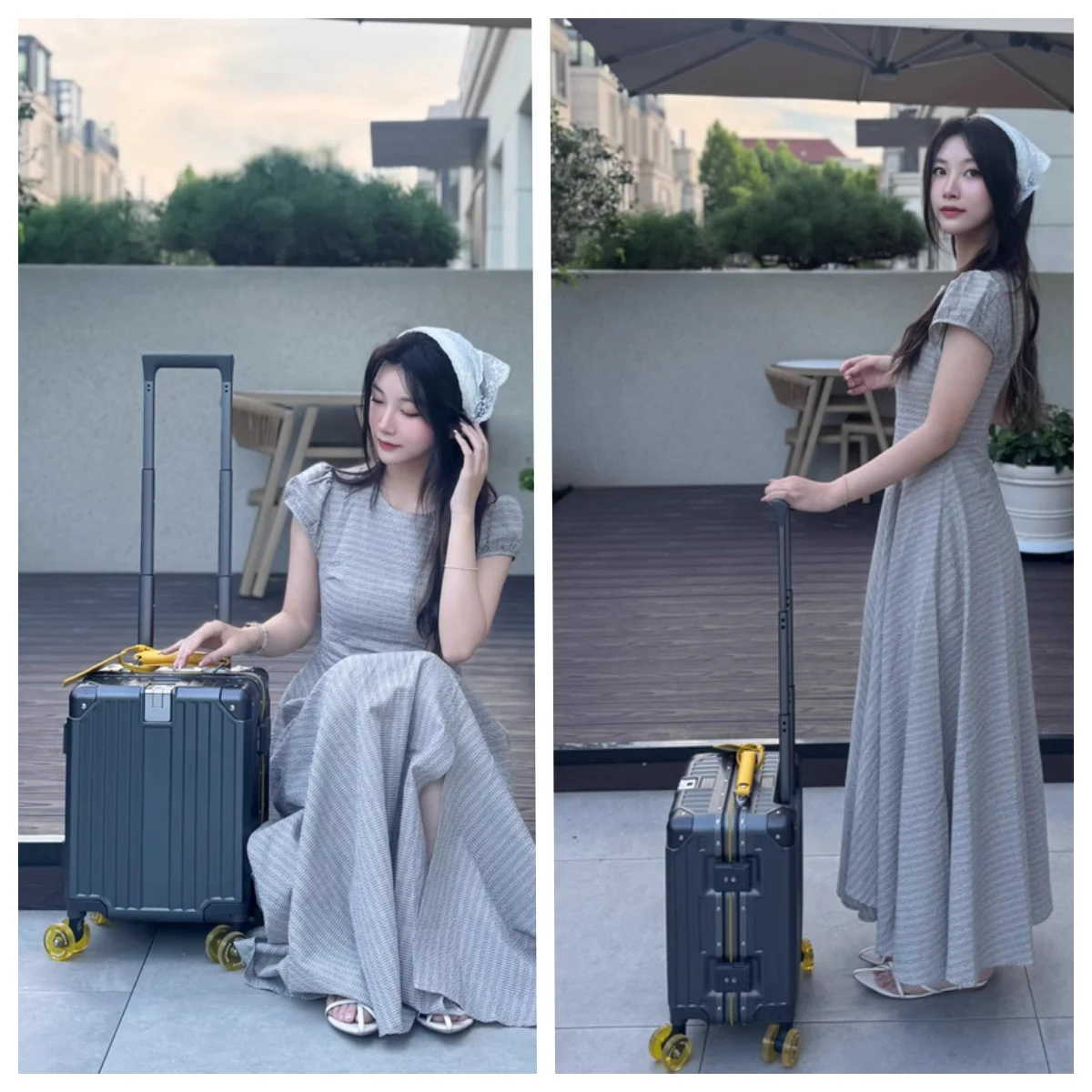 14‘’ Rolling Luggage Lightweig - Aluminum Frame Carry On Luggage recension och pris