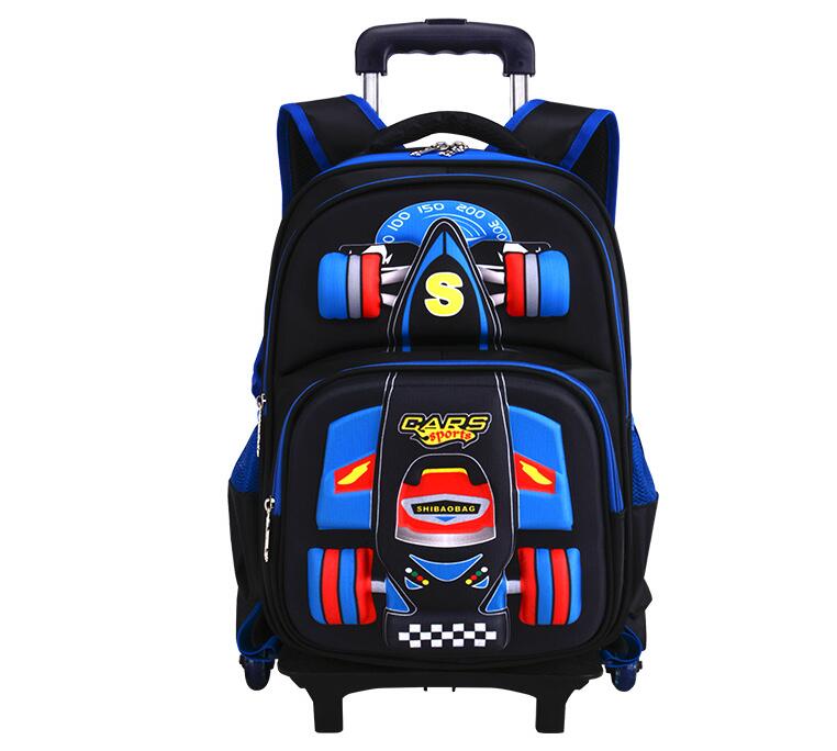 kids School Rolling backpack   - Foldable Rolling Luggage Bag recension och pris