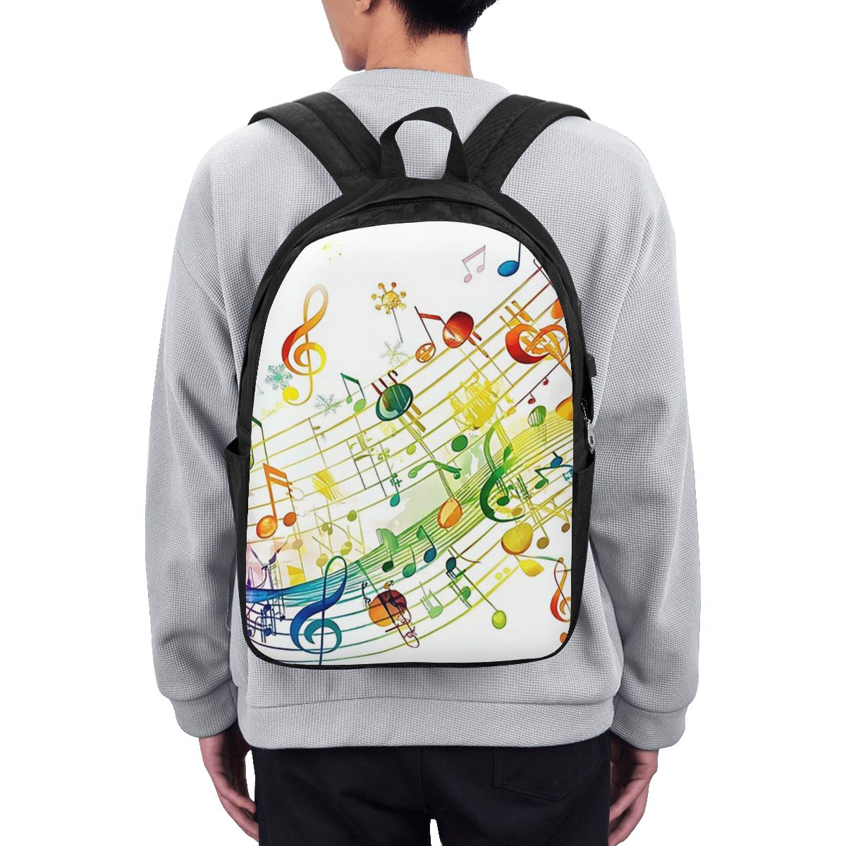 Abstract Piano Keys With Music - Travel Bags recension och pris
