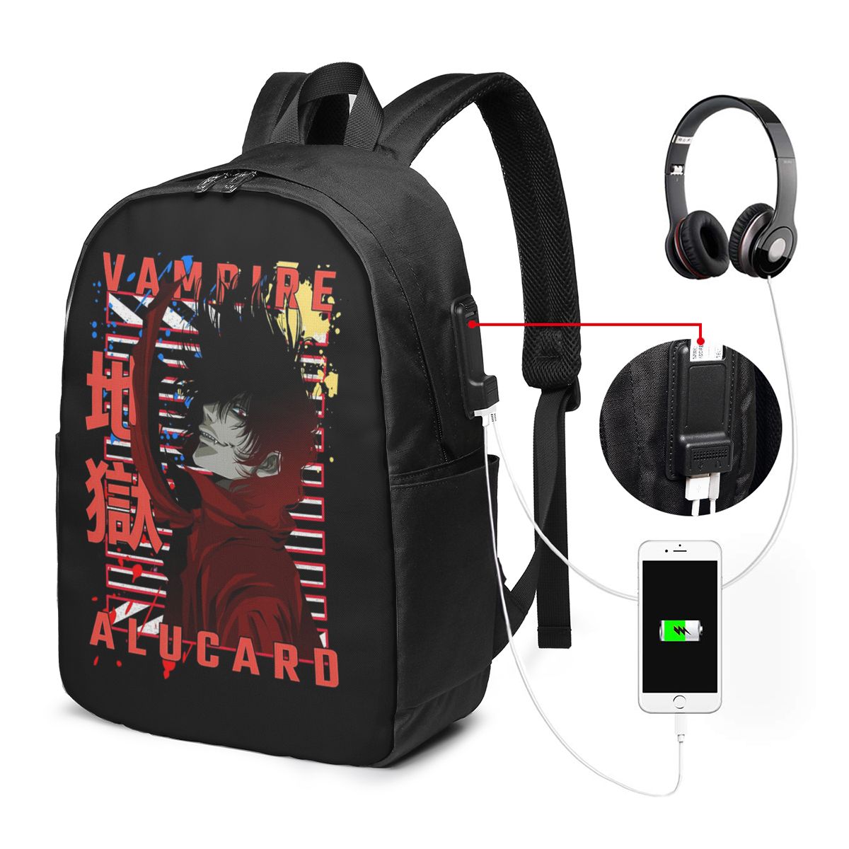 Alucard Hellsing Manga Backpac - Backpacks recension och pris
