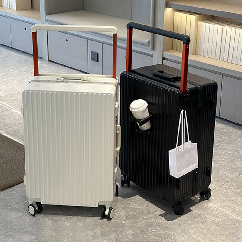 New Wide Handle Suitcase on Wh - Aluminum Frame Carry On Luggage recension och pris