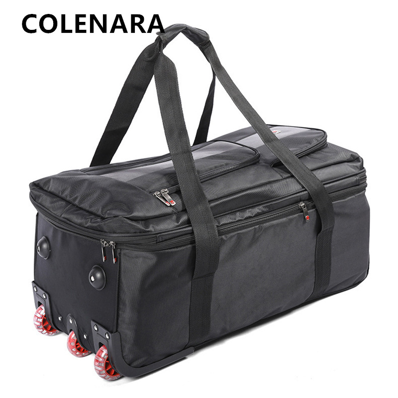 COLENARA Large Capacity Trolle - Foldable Rolling Luggage Bag recension och pris