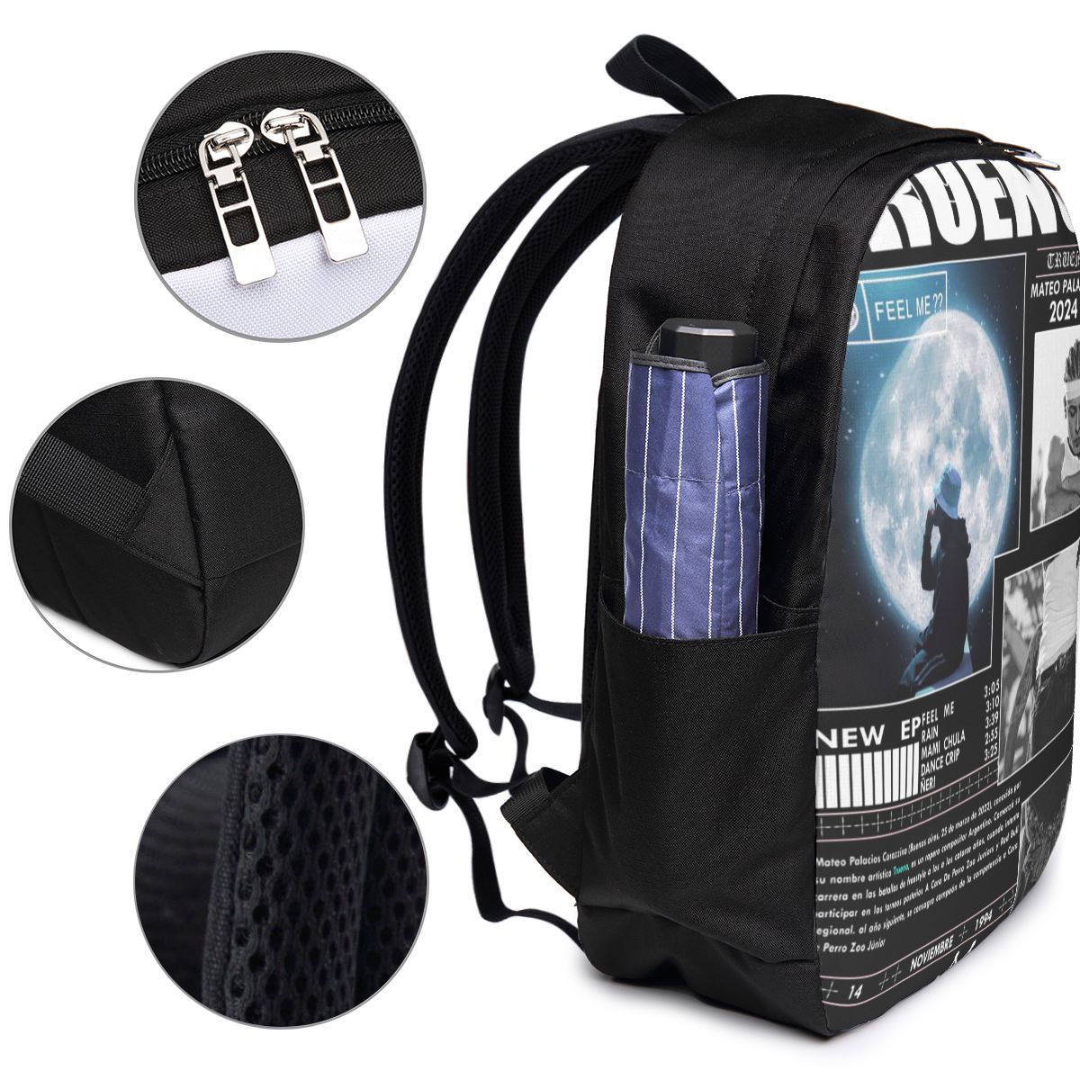 Funny Trueno Hip Hop Rapper Ba - Travel Bags recension och pris