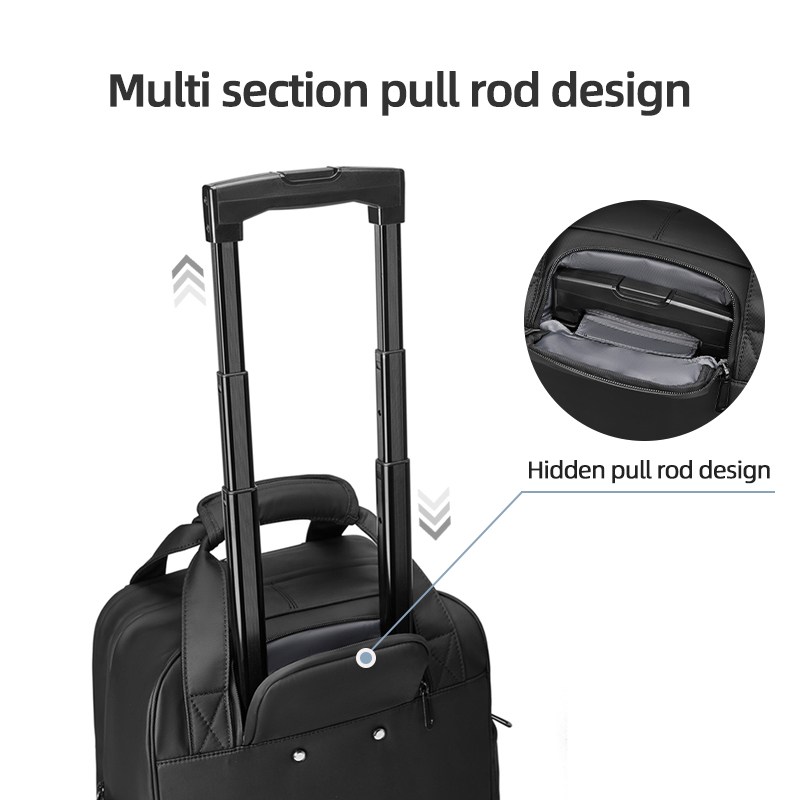 Travel Trolley Business Backpa - Foldable Rolling Luggage Bag recension och pris