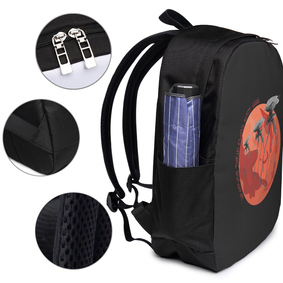 War Of The Worlds Drawing Thei - Travel Bags recension och pris