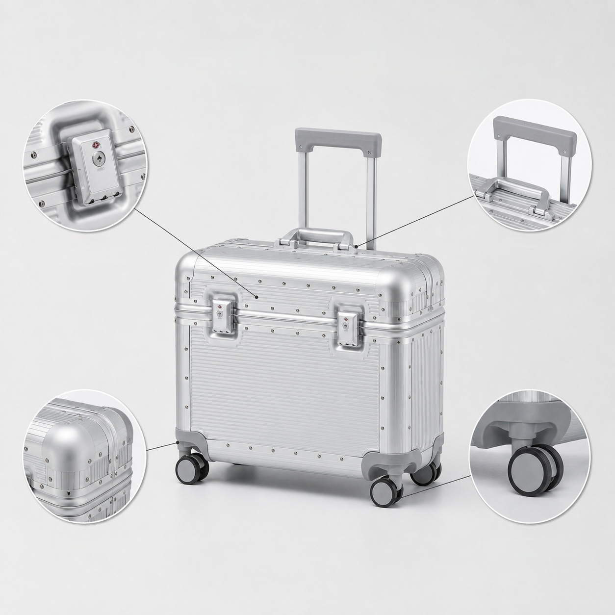 Bunnyfly 20-Inch PC Carry-On S - Aluminum Frame Carry On Luggage recension och pris