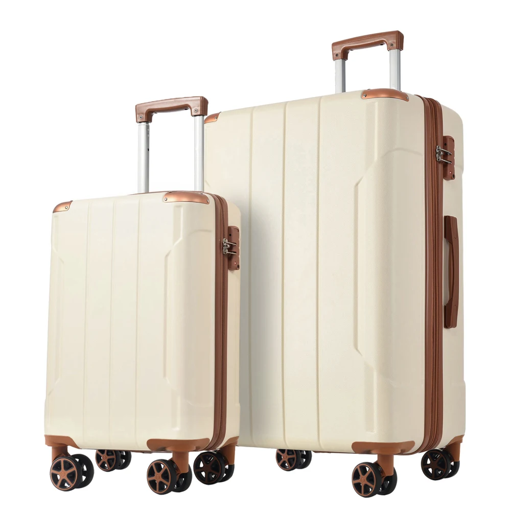 Hardshell ABS Luggage Sets 2 P - Expandable Hard Shell Luggage Set recension och pris