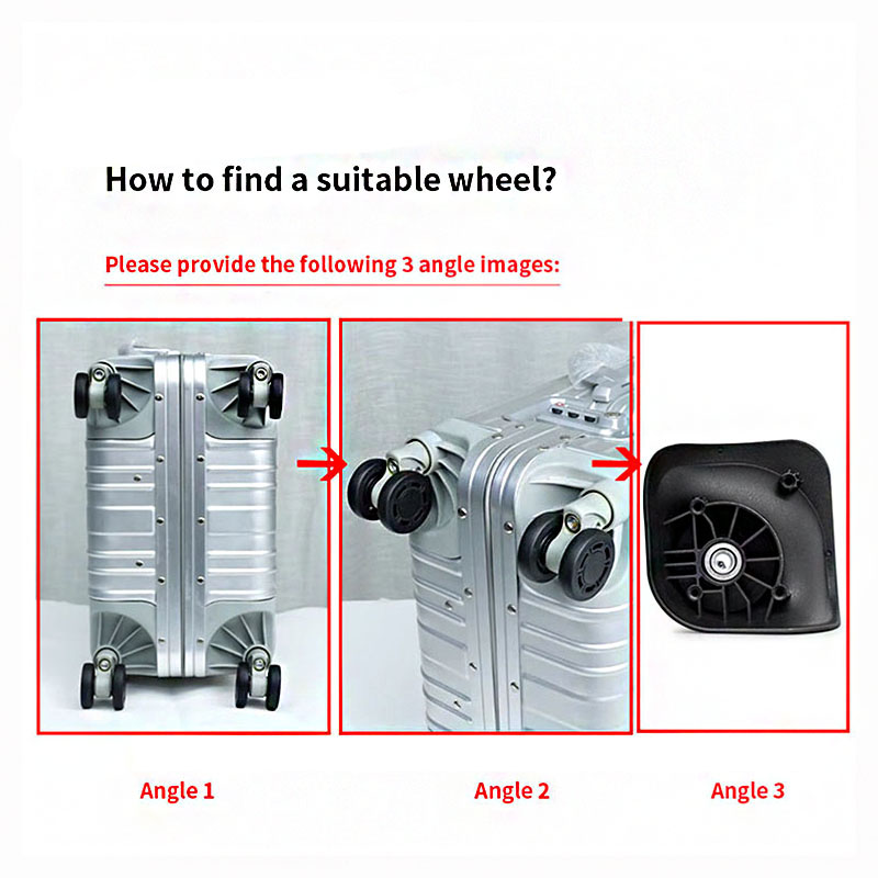Wheels for cloth Luggage V56/V - Silent Replacement Luggage Wheels recension och pris