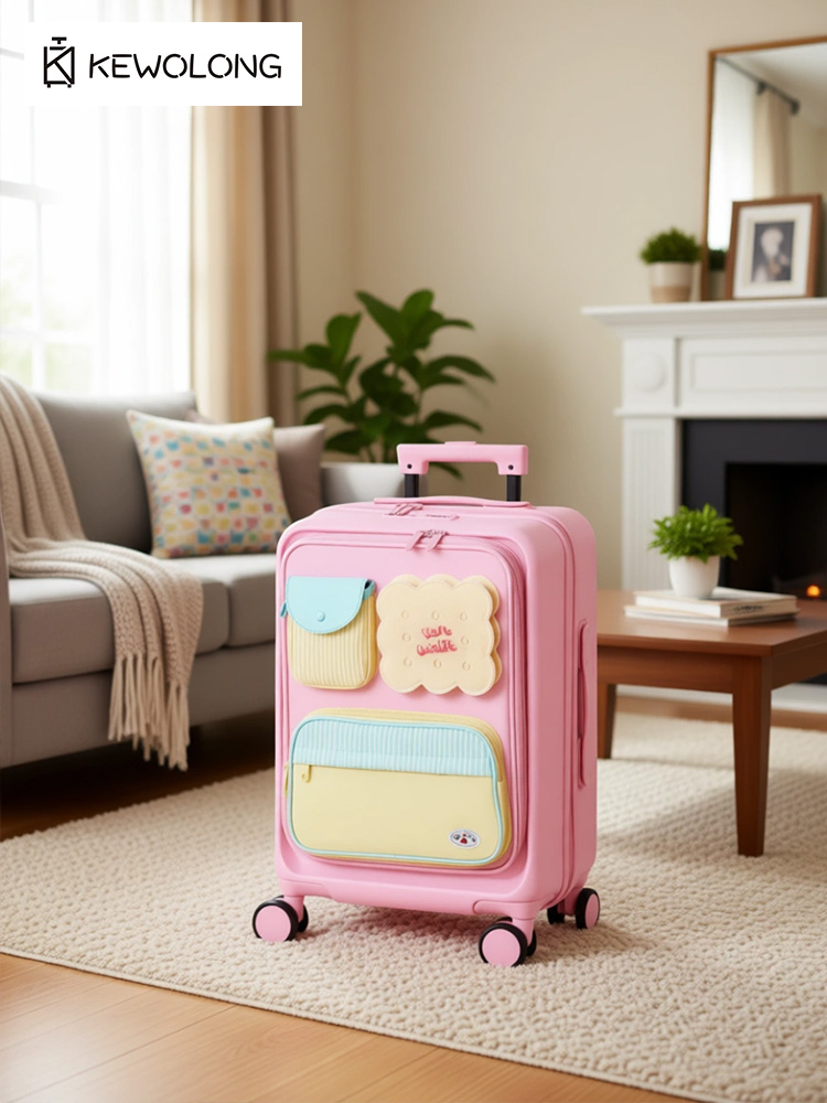 20 Inch Cute Front Opening Spi - Spinner Wheel Rolling Suitcase 20 Inch recension och pris
