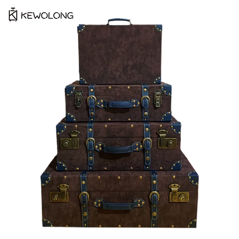 Vintage Leather Suitcase Stora - Retro Vintage Trunk Suitcase recension och pris