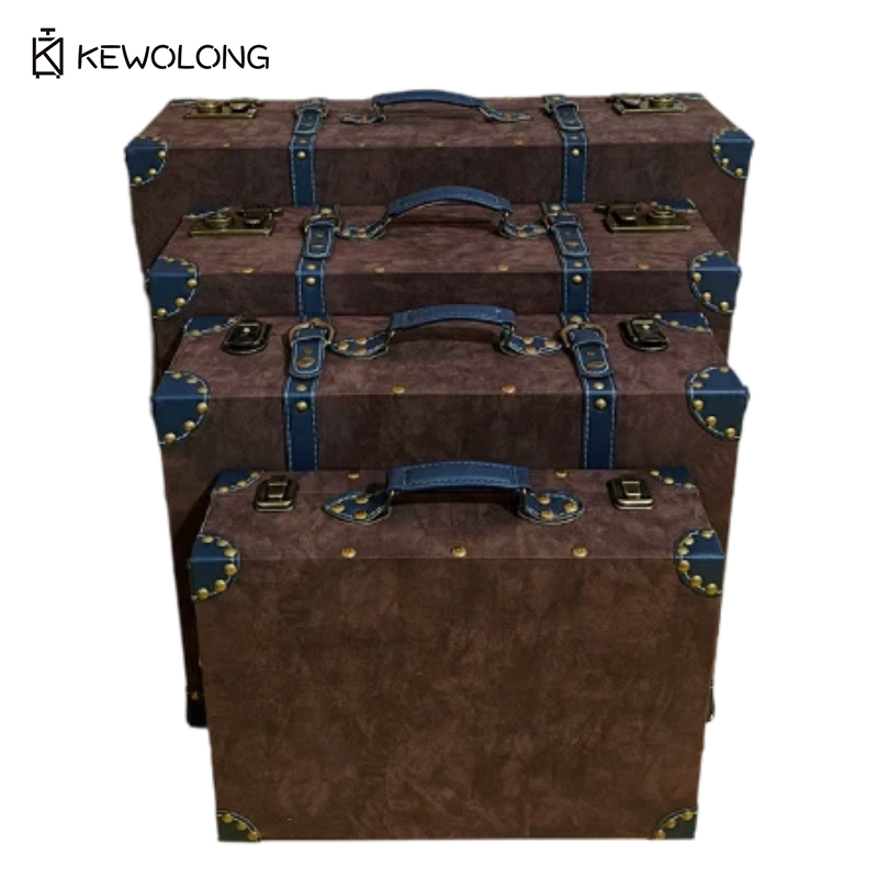 Vintage Leather Suitcase Stora - Retro Vintage Trunk Suitcase recension och pris
