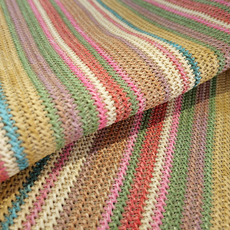 1yard Colorful Strip Pp Straw  - Handbags recension och pris