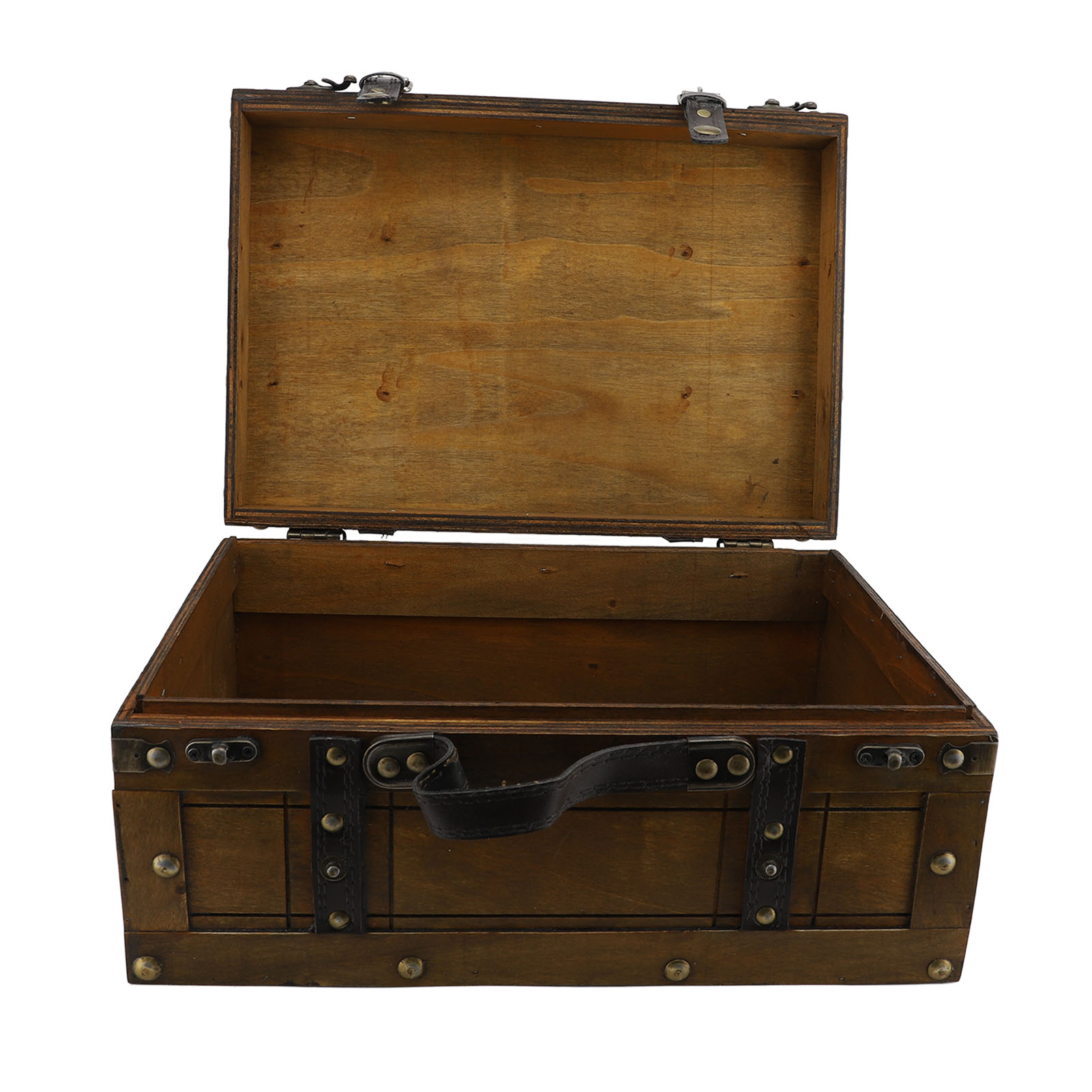 Retro Suitcase Synthetic Wood  - Retro Vintage Trunk Suitcase recension och pris