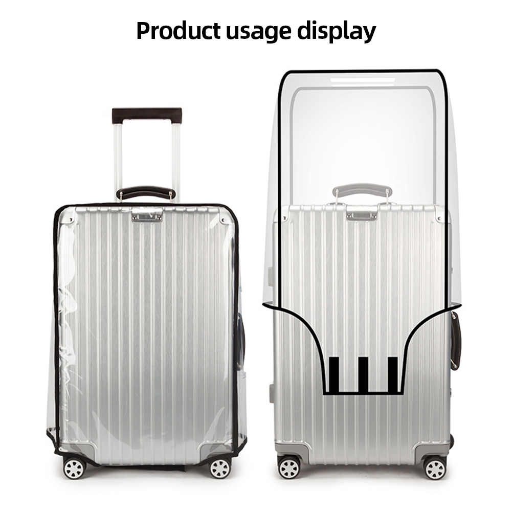 18-30inch Clear Suitcase Cover - Waterproof Suitcase Cover Protector recension och pris
