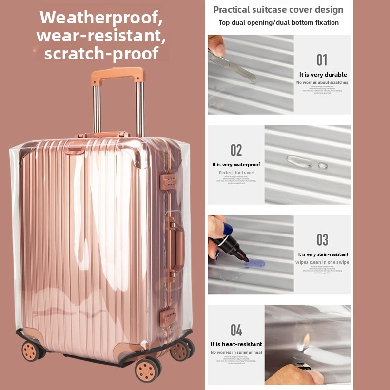 Thickened Protective Cover for - Luggage Protective Cover Transparent recension och pris