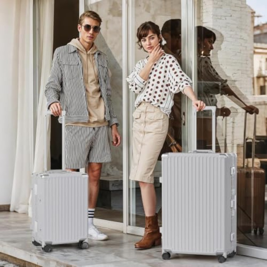 Luggage Sets 2 Pcs Aluminum Fr - Aluminum Frame Carry On Luggage recension och pris