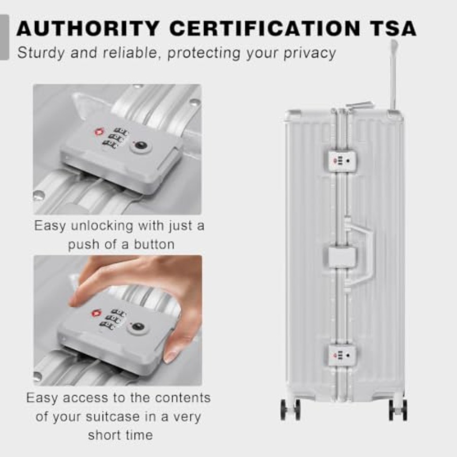 Luggage Sets 2 Pcs Aluminum Fr - Aluminum Frame Carry On Luggage recension och pris