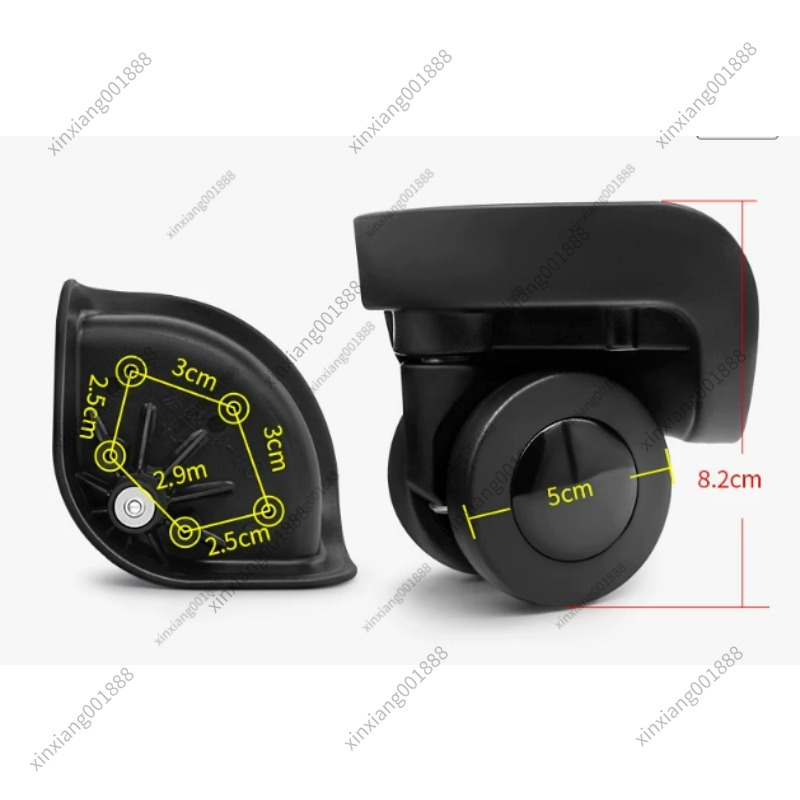 For DISSONA Luggage Replacemen - Silent Replacement Luggage Wheels recension och pris