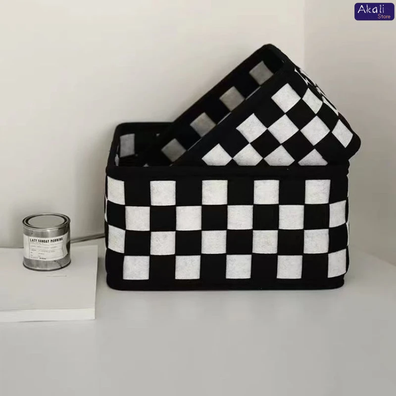 2026Black and White Checkered  - Cosmetic Bags recension och pris