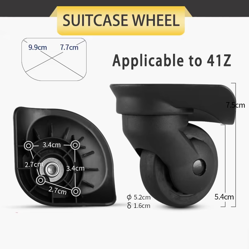 For 41Z# Luggage Spinner Wheel - Silent Replacement Luggage Wheels recension och pris